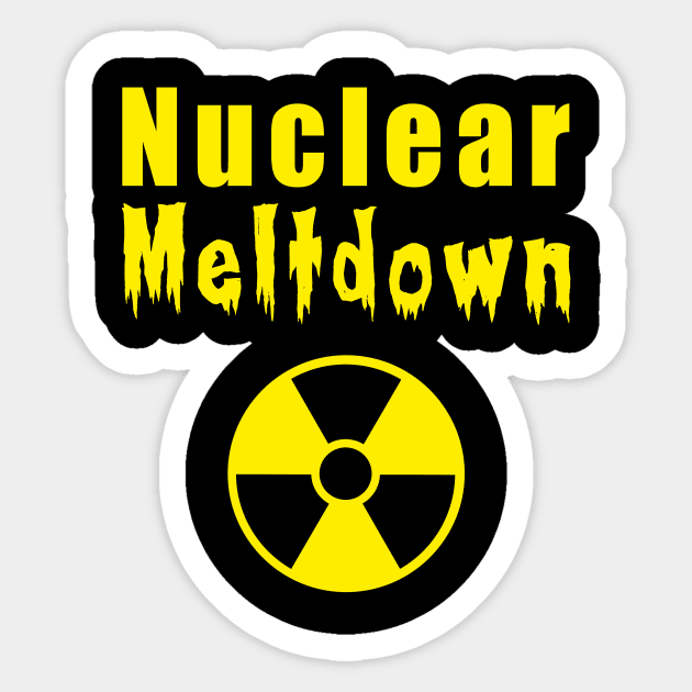 nuclear meltdown Sticker by Mamon